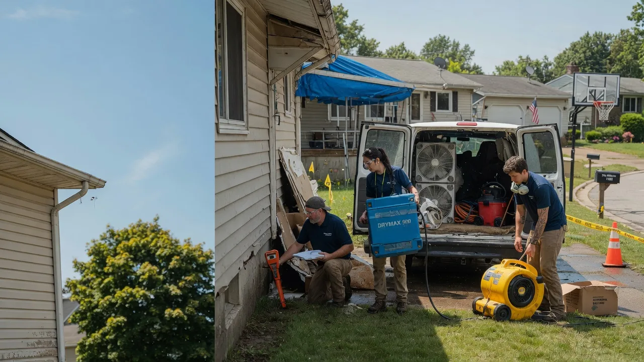 Ceiling Leak Cleanup in Belleville, WV near me
